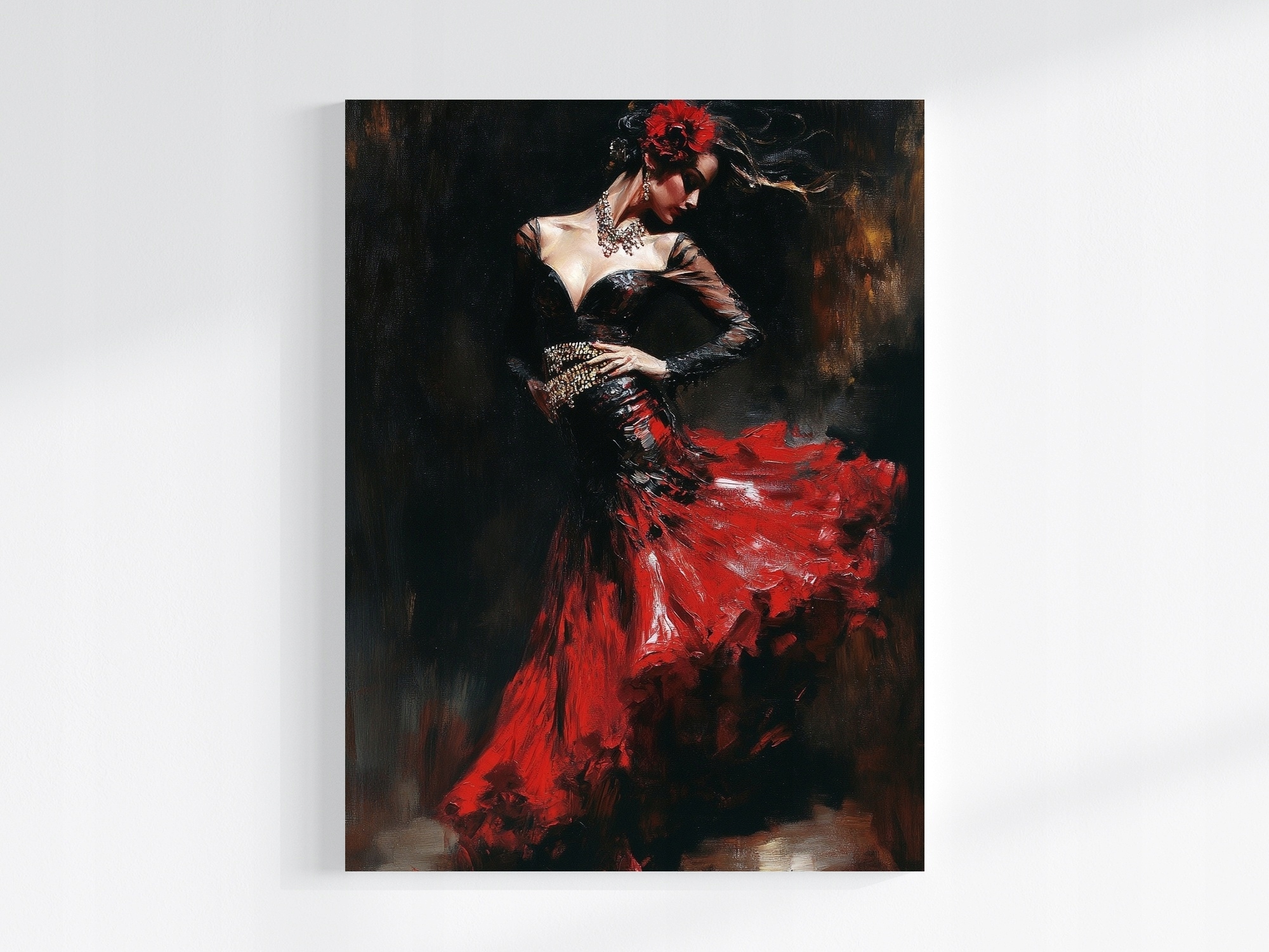 Obraz Na Plátně Canvas Tanec Žena Španělsko Flamenco Hudba 60x80