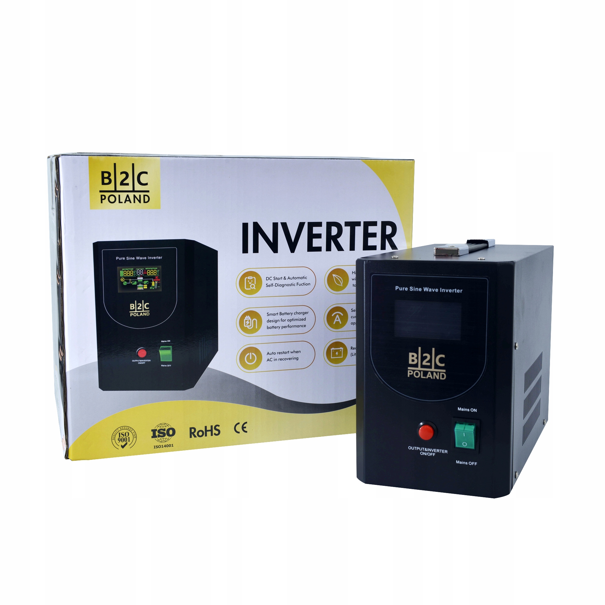 ZASILANIE CO UPS AWARYJNE 1500W + AKUMULATOR 100Ah EAN (GTIN) 3804034241586