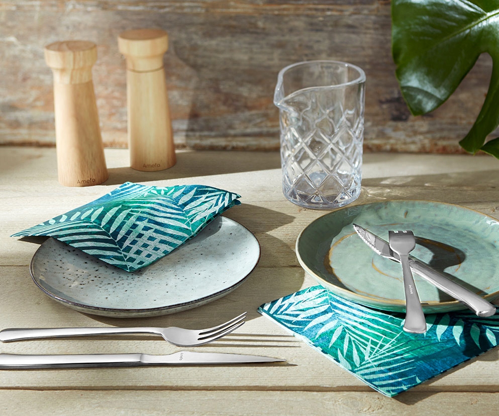 AMEFA 12 SZTUĆCE KOMPLET CHULETERO PIZZA STEK GRILL KOMPLET DLA 6 OSÓB Marka Amefa