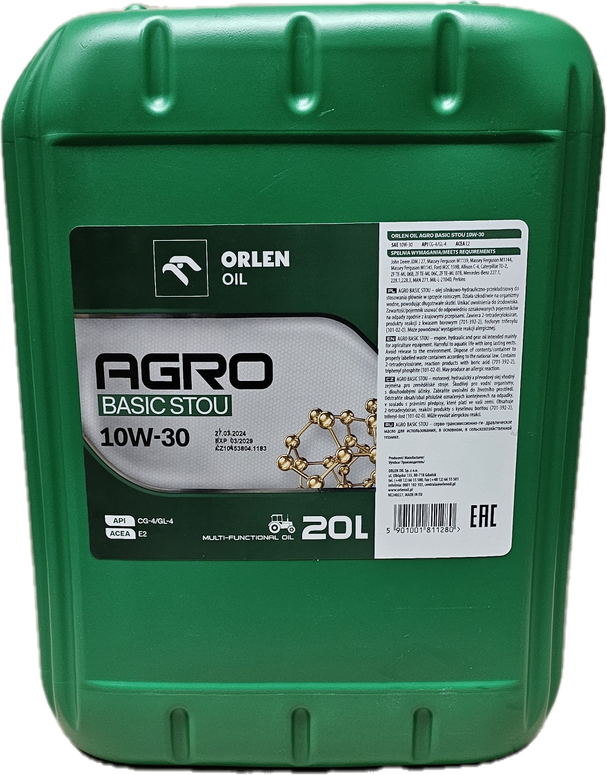 Orlen AGRO BASIC STOU 10W30 20l