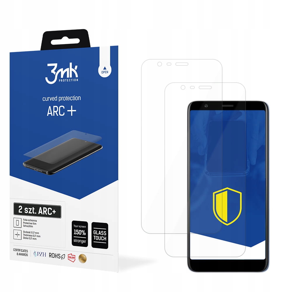 

2szt 3mk Arc+ Folia Ochronna na przód do Meizu M8C