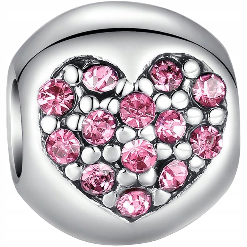 

Charms Serce do Pandora koralik zawieszka cyrkonie