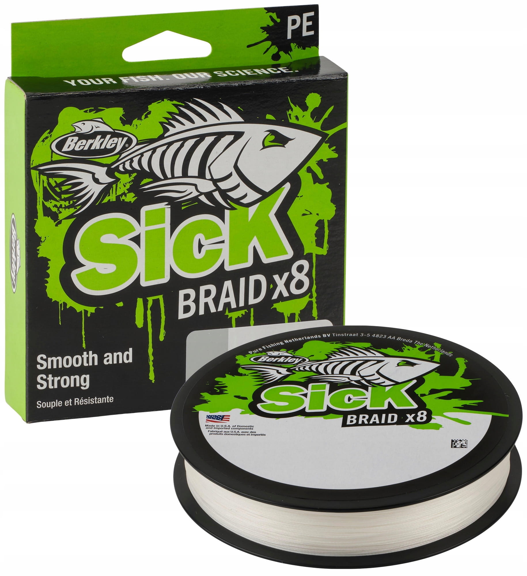Berkley Plecionka Sick Braid X8 0.12mm/150m Biała