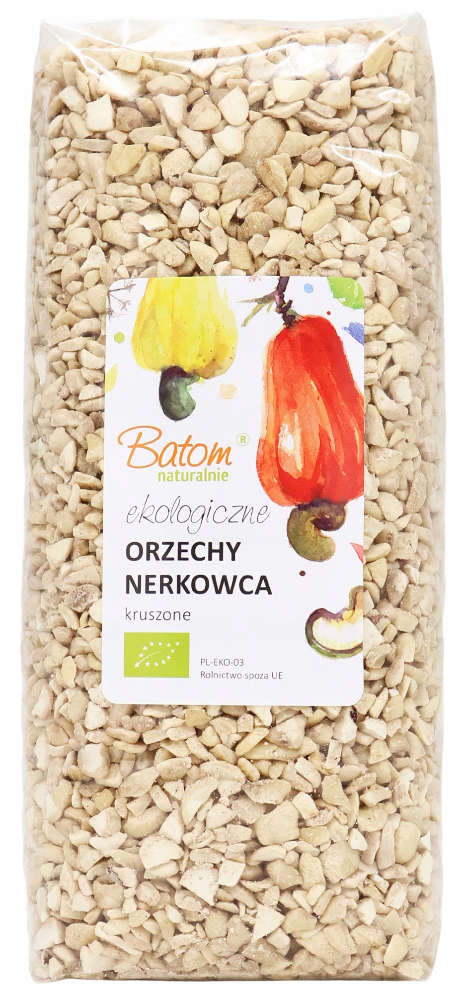 Orzechy Nerkowca Kruszone Bio 1 kg Batom