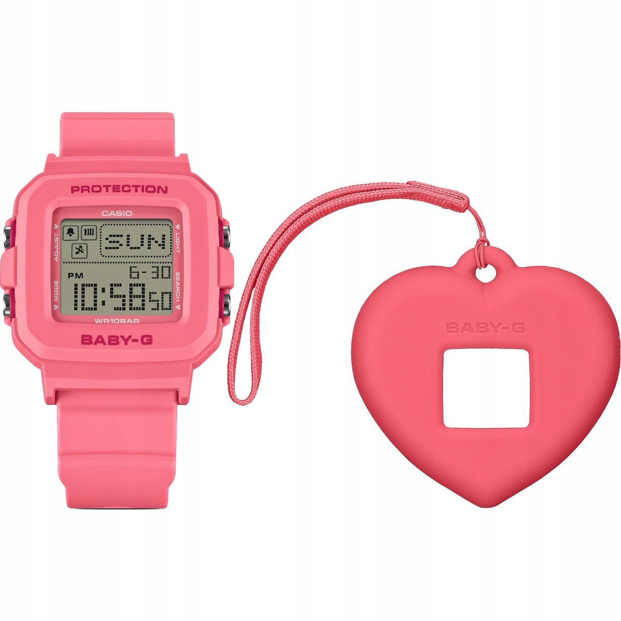 Dámské hodinky Casio Baby-G BGD-10KH-4ER růžové