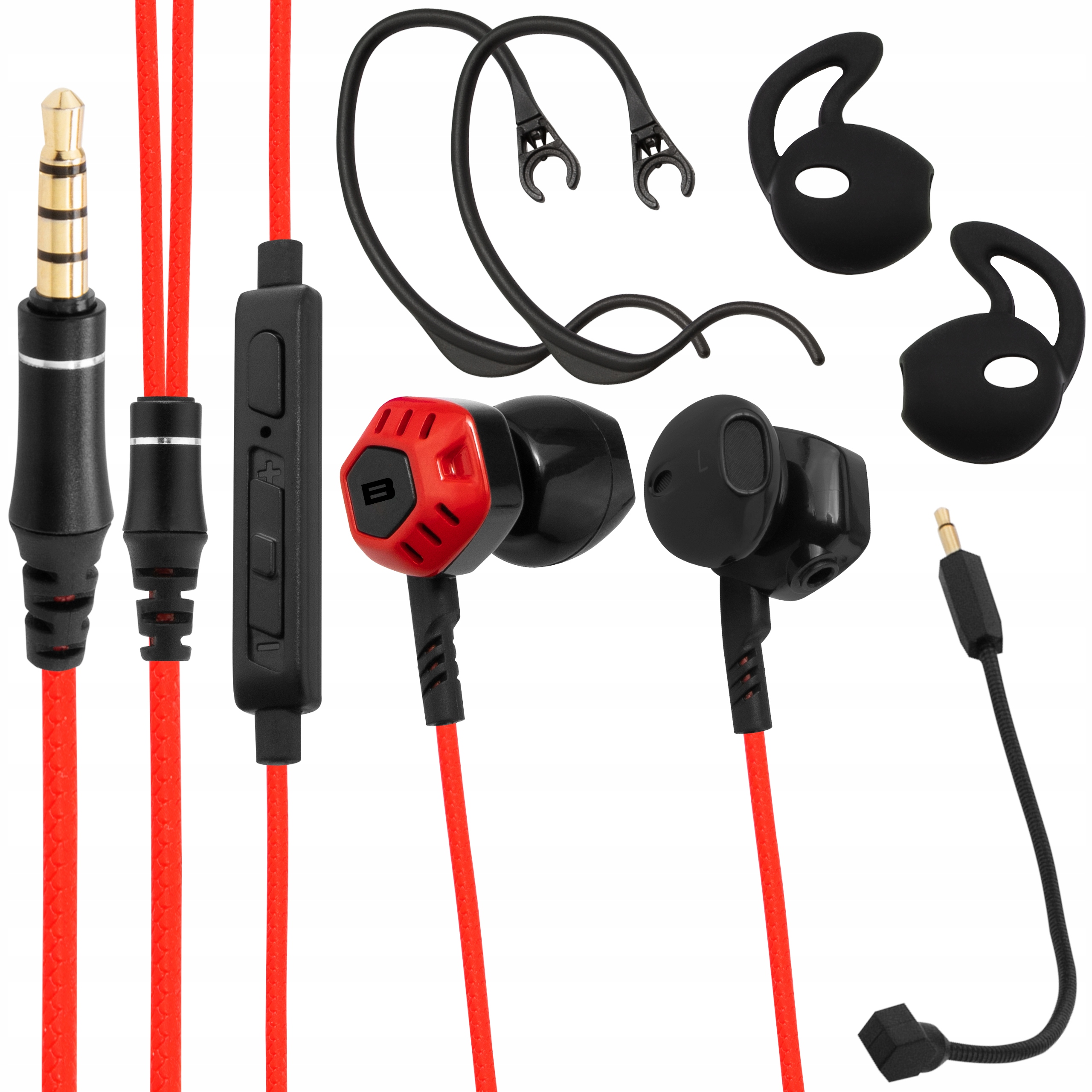 

Słuchawki Blow dla graczy gamingowe mikrofon red