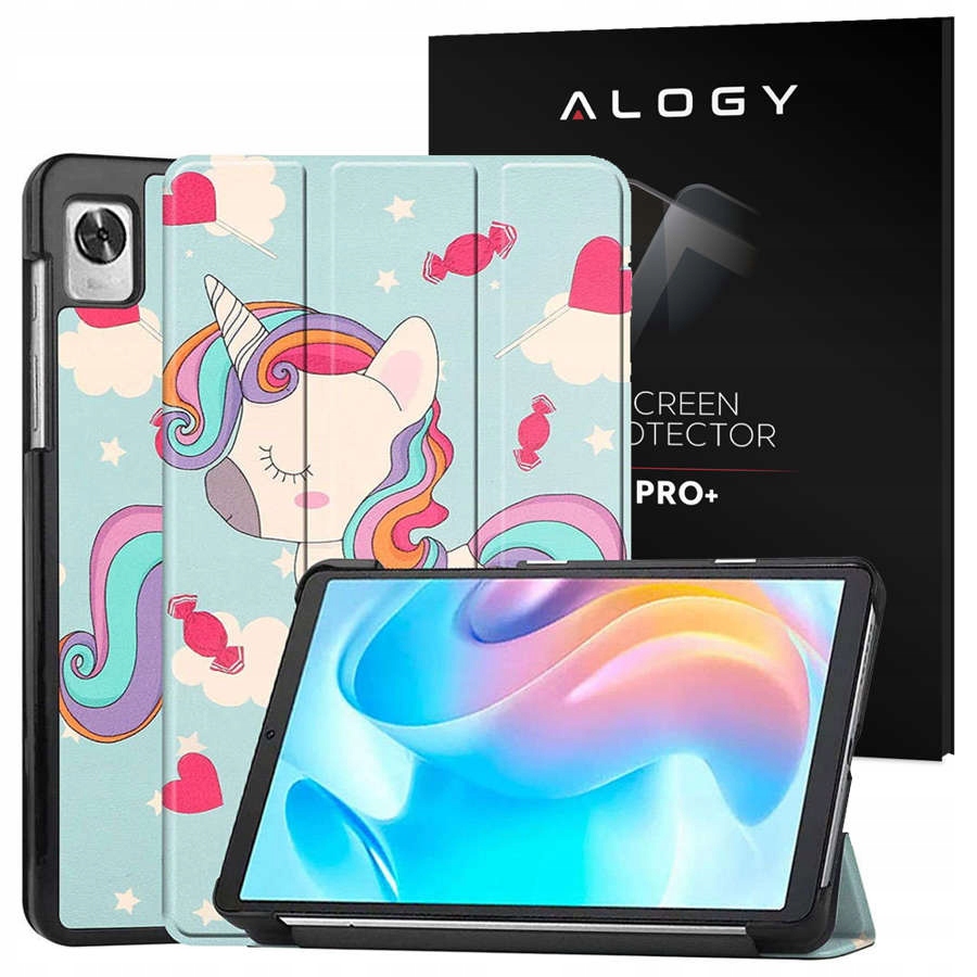 

Etui Z Klapką Alogy Do Realme Pad Mini 8.7 Szkło