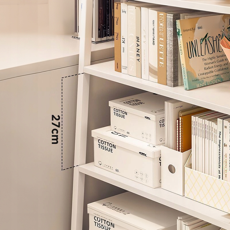 SZAFKA REGAŁ BIAŁY NOWOCZESNY DO PRZECHOWYWANIA 5 PÓŁEK OTWARTY 60CM Marka Rebiko