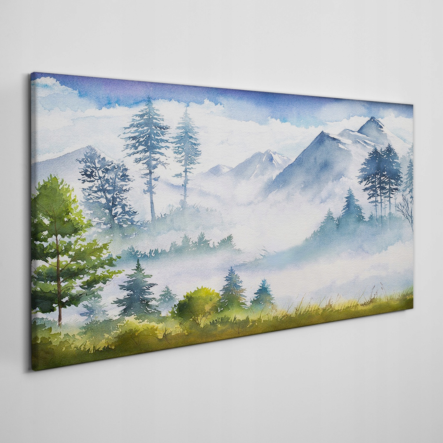 

Obraz na płótnie Krajobraz góry drzewa 100x50 cm