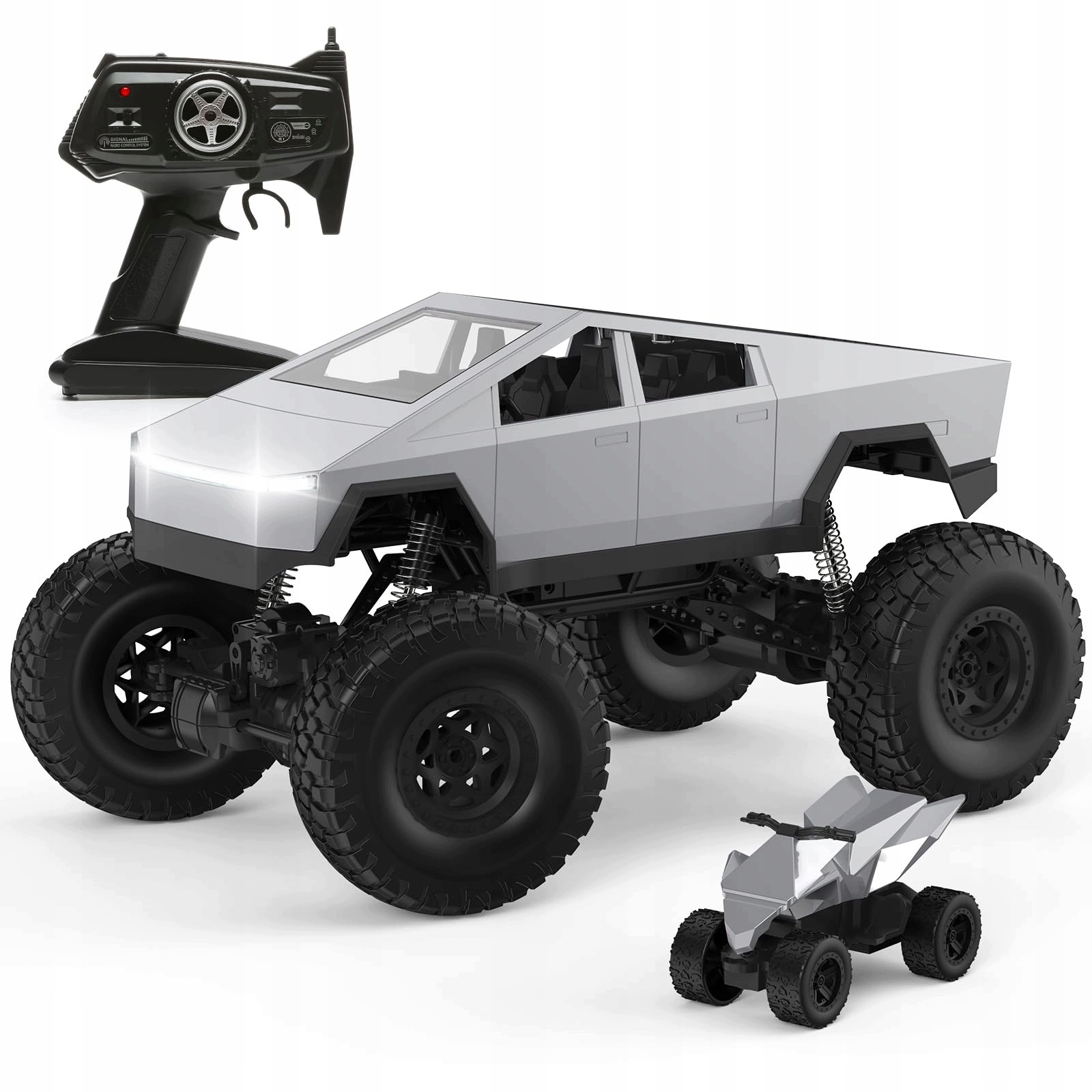 Samochód Rc Tesla Cybertruck 1:8 Auto Zdalnie Sterowane Rc Climbing Car 4x4