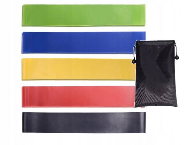 GUMY OPOROWE DO ĆWICZEŃ TAŚMY TRENINGOWE FITNESS Model FA01332