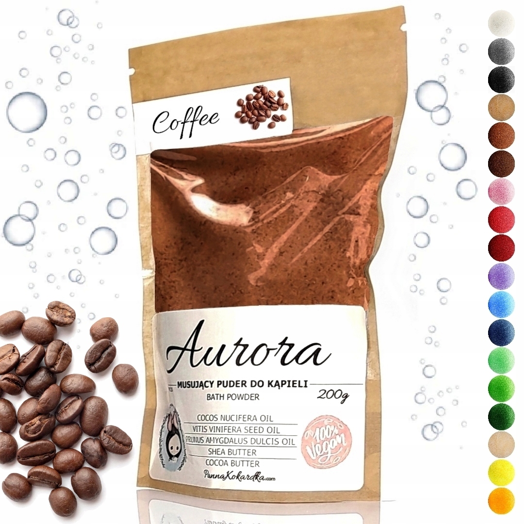 

PK10E Kąpiel Kawowa Kawa sól Puder spa Shea Coffee