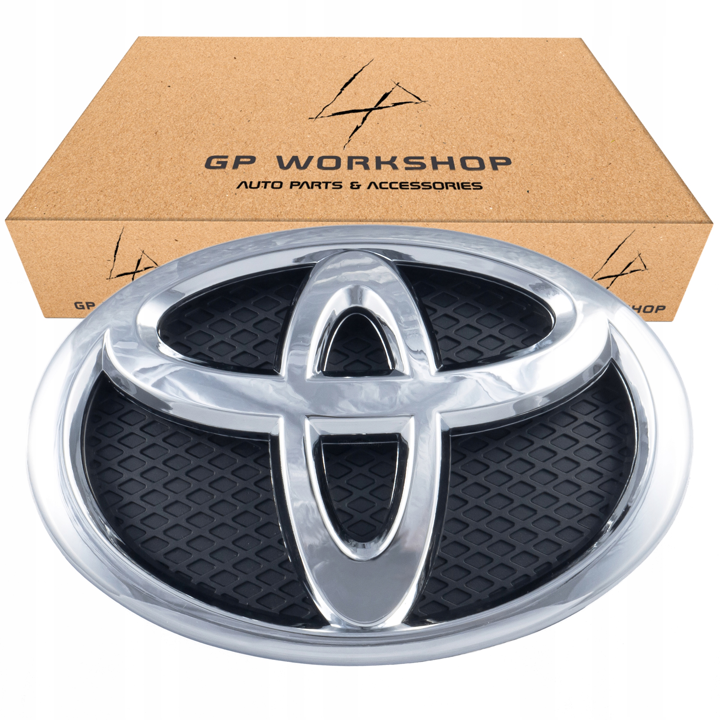 TOYOTA EMBLEMAT ZNACZEK LOGO W GRILL 149mmx103mm Marka Toyota