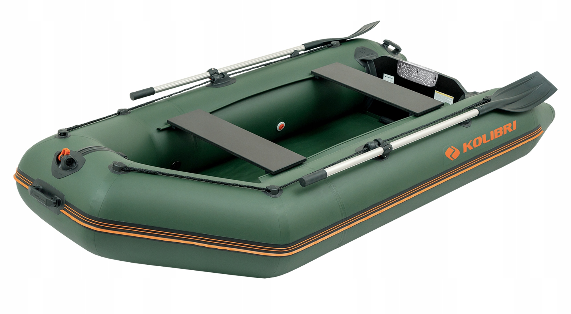 Ponton Kolibri KM-300PP Zielony Z Podłogą Pełną Składaną Drewnianą