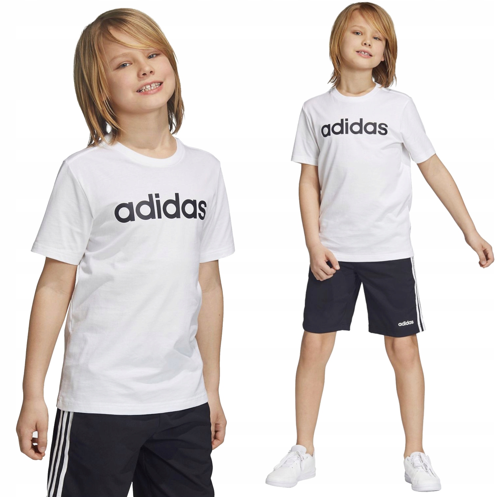 

Koszulka Adidas Bawełniana Chłopięca Biała 146