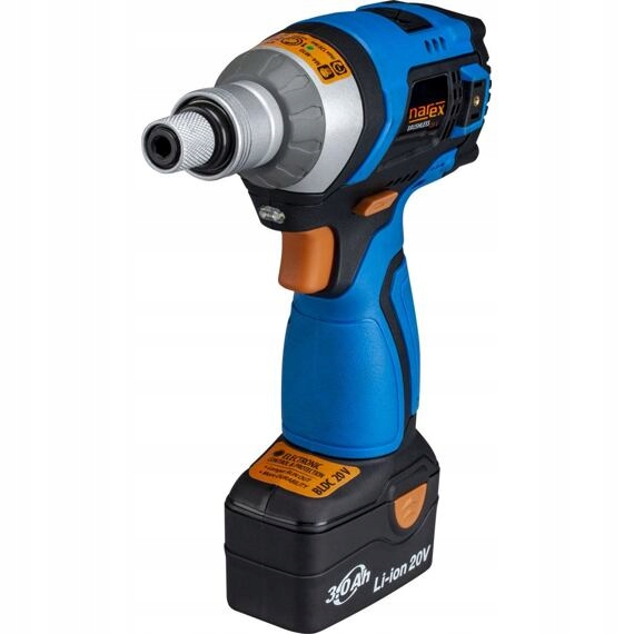 Narex Asr 203-3SB aku rázový uťahovač 1/2", 20V/2*3Ah, 150/260/260Nm, povol