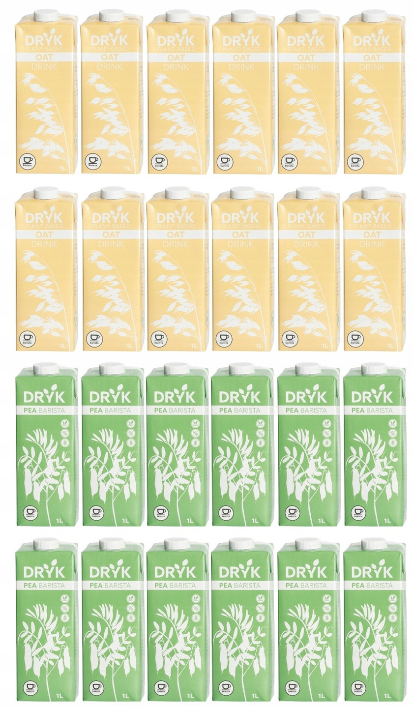 Levně Dryk Barista Nápoj Ze Zeleného Hrachu 12 L Dryk Ovesný Nápoj 12 L