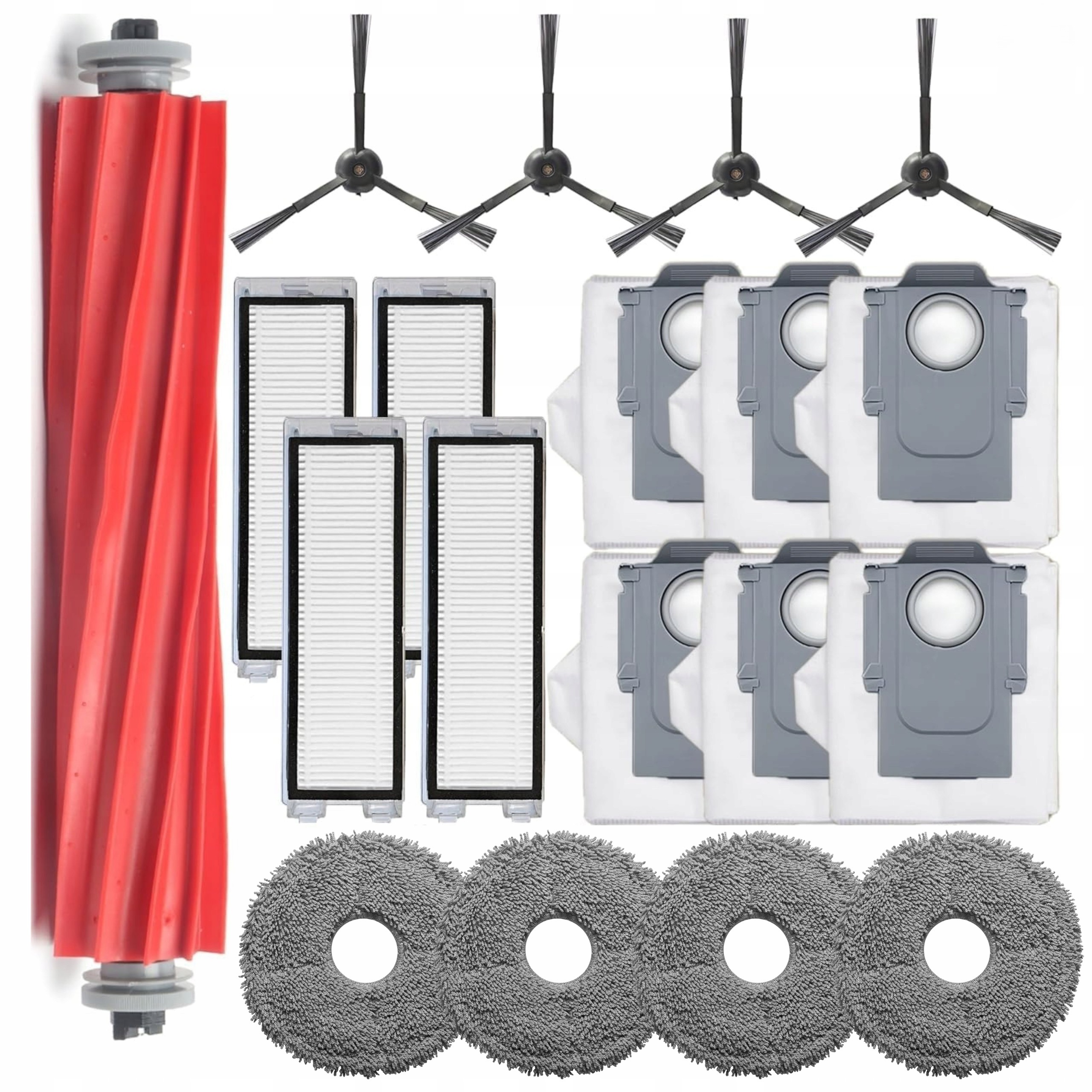 Duży Zestaw akcesoriów do Roborock Q Revo Pro S MaxV Pro