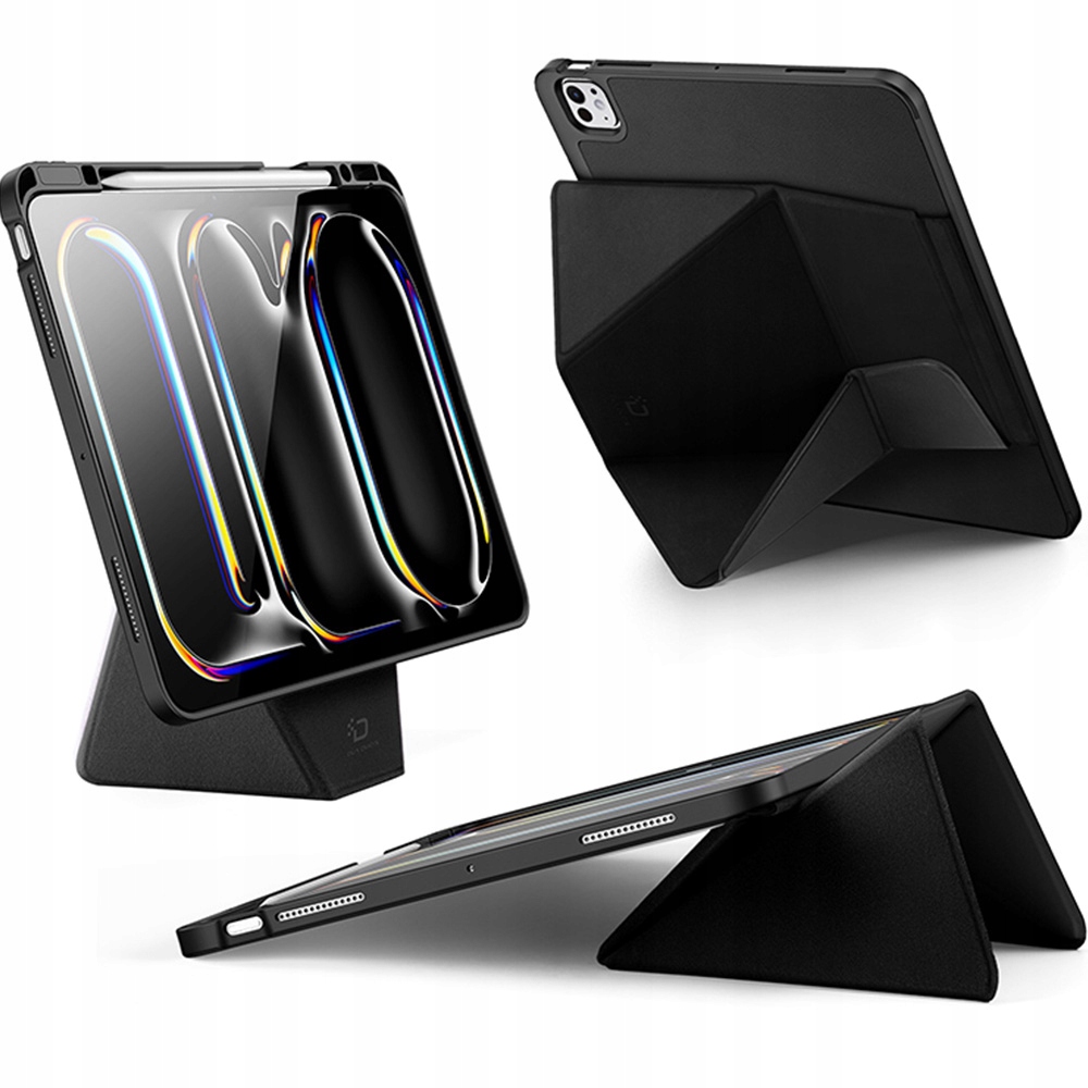 Pouzdro Dux Ducis pro iPad Pro 13" 2025 2024, s klopou, s podstavcem, pevné
