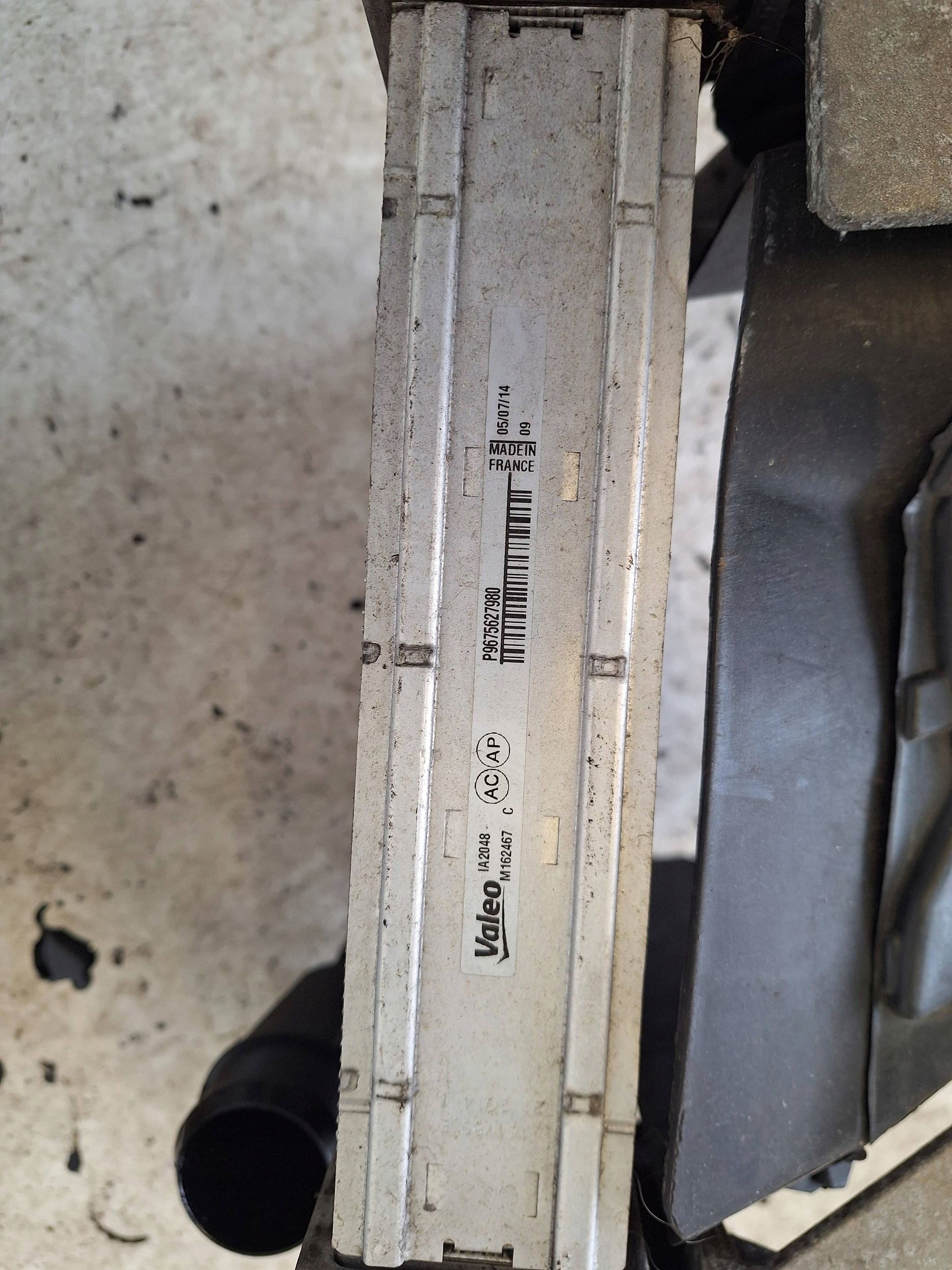 PEUGEOT 308 T9 13-17 support panel for radiators 1.6 E-HDI