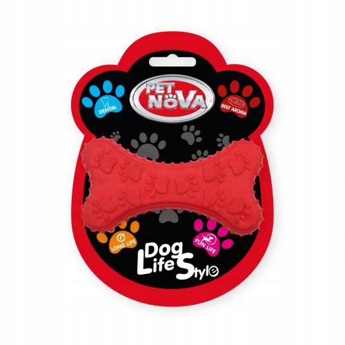 

Petnova kość gryzak 10,5cm czerwona aromat wołowy