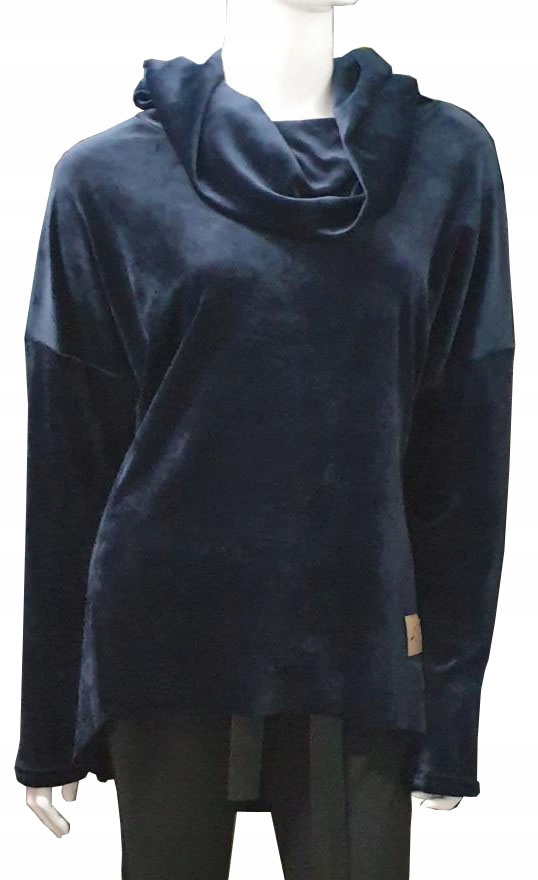 

Asymetryczna Tunika Bluza Sukienka Komin Kaptur XL