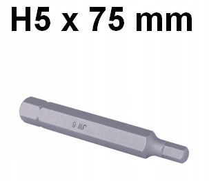 Bit 10mm ampulowy H5 x 75mm D175H50 Jonnesway