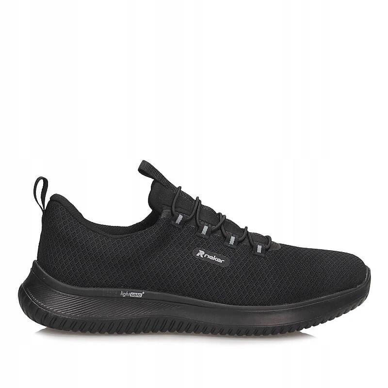 Pánské polobotky Rieker B9655-00 černé, nazouvací