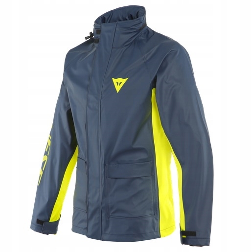 Dainese Storm 2 Unisex nepremokavá bunda (pláštenka) modrá/fluo-žltá veľ.S