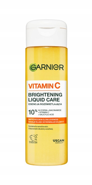Garnier Vitamin C Esencja Rozświetlająca do Twarzy z Niacynamidem 120 ml