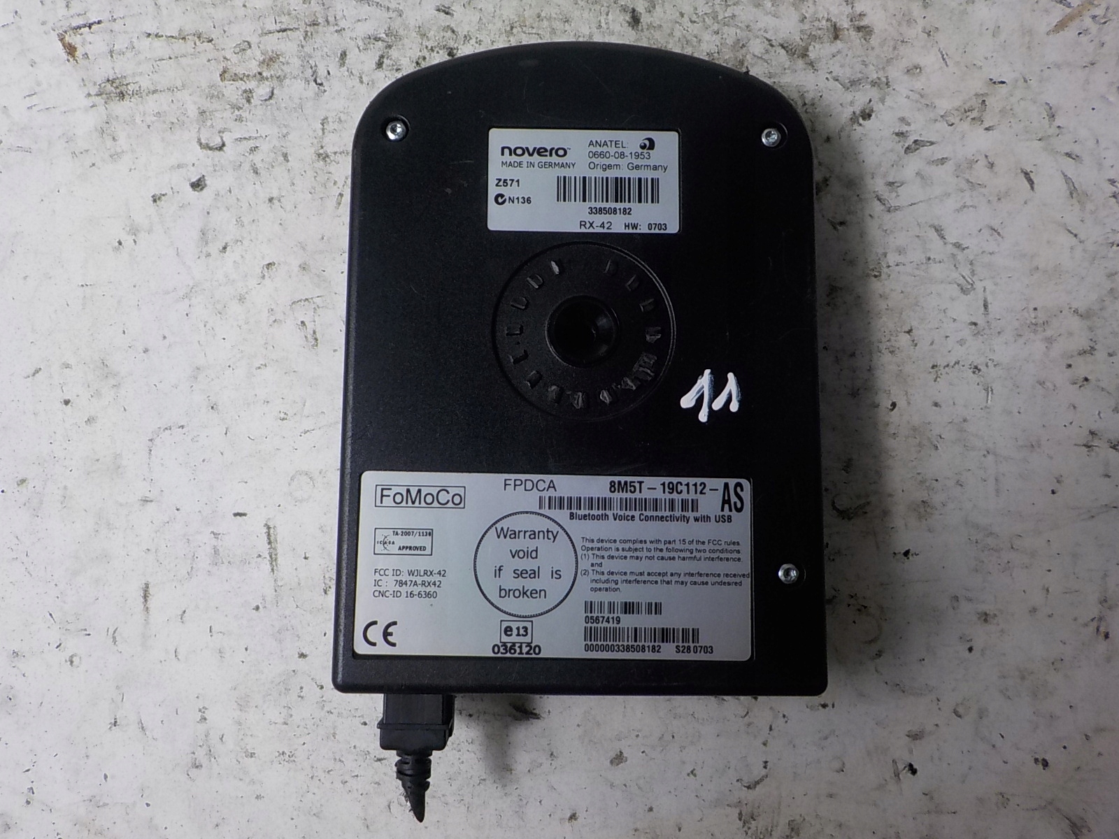 FORD MONDEO MK4 MODUŁ STEROWNIK BLUETOOTH 8M5T-19C112-AS