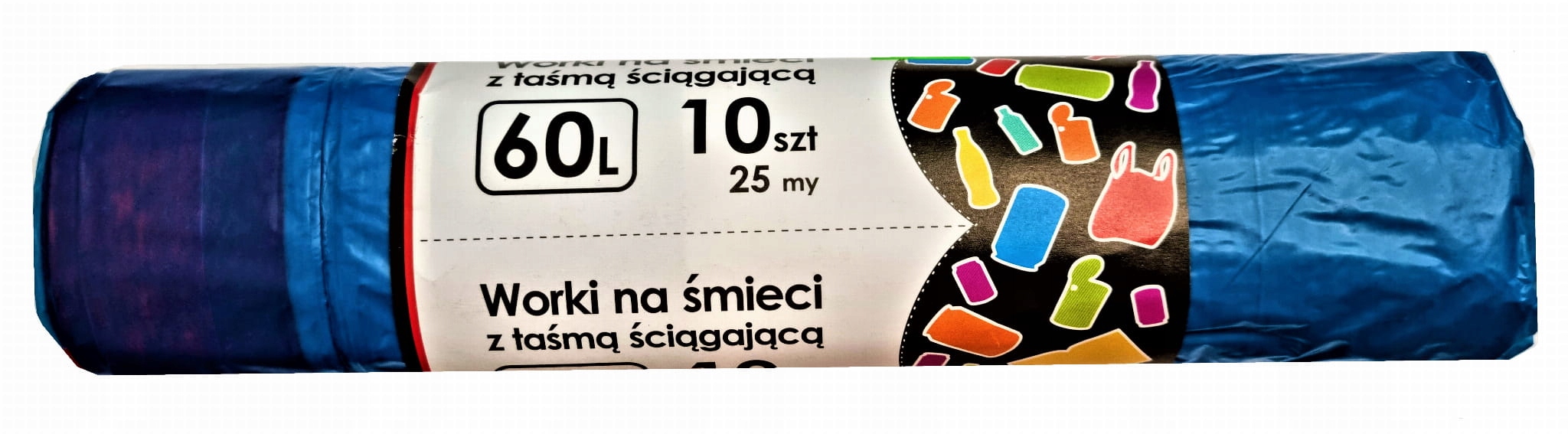 

Worki na śmieci 60 litrów Z Taśmą/mocne
