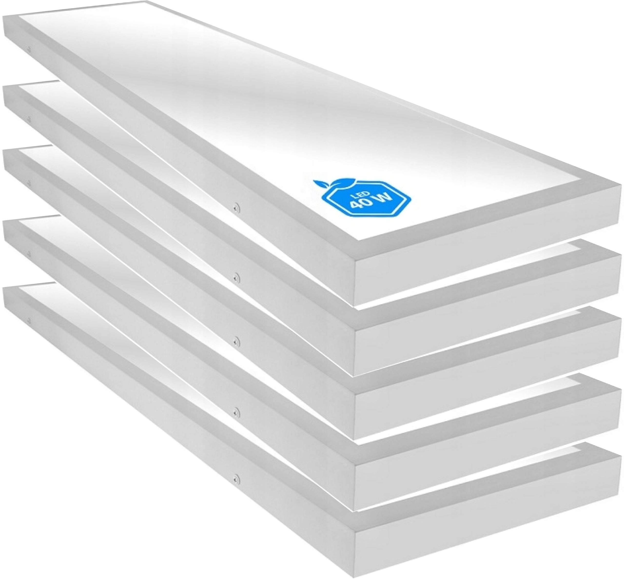 5X Led stropní panel 40W Nástěnný 90 x 30 cm Stropní Svítidlo
