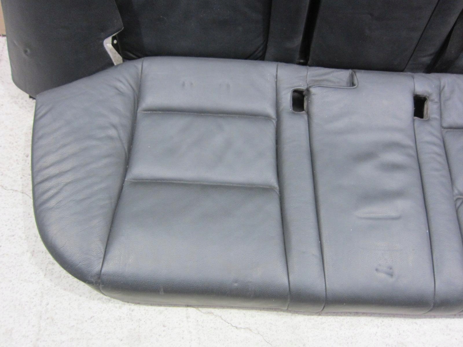 BMW 5 E61 Sitz hinten heck Leder schwarze SIEDZISKO OPARCIE