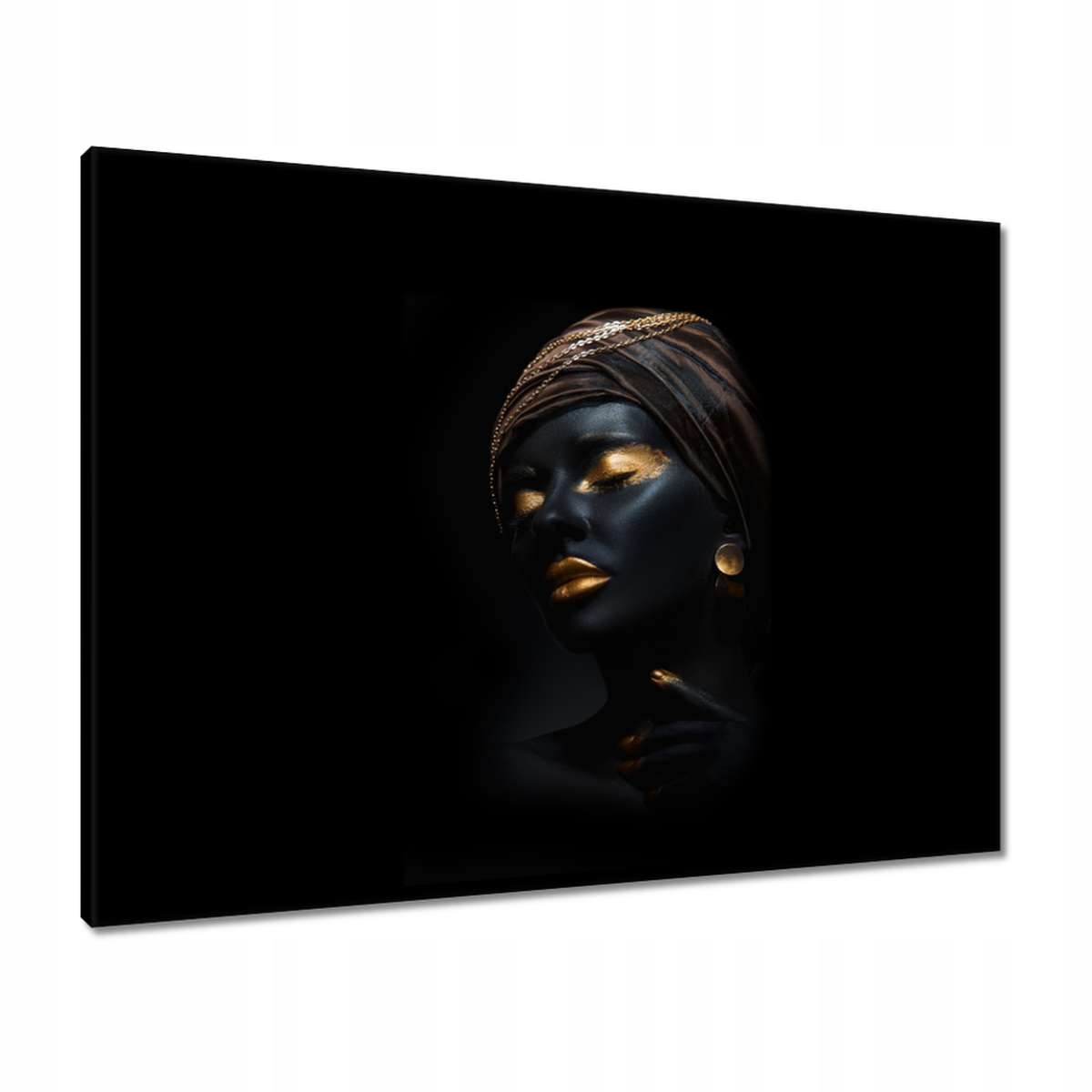 Obrazy 80x60 Zlatý Make-up