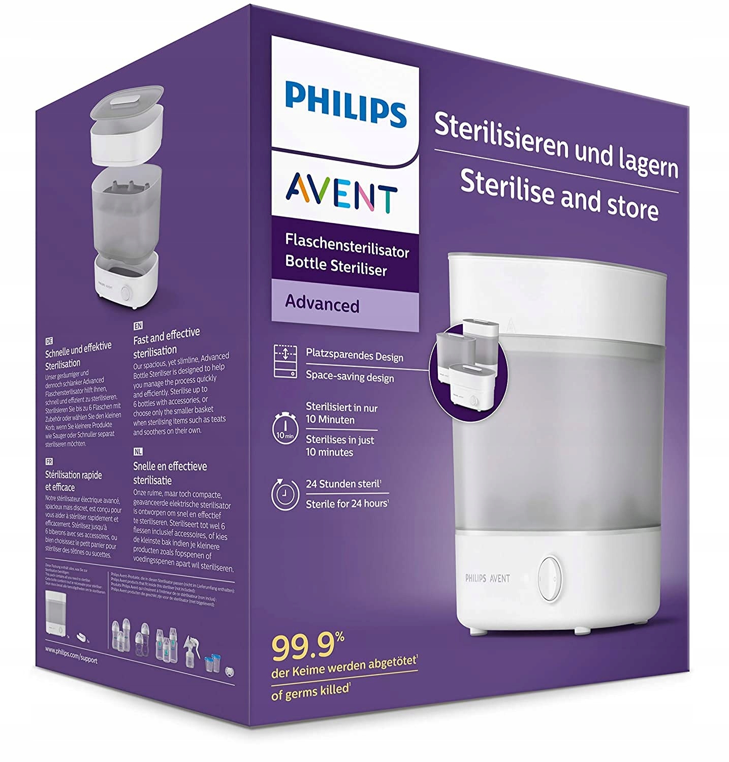 Philips Avent Sterylizator Sterylizacja Butelek — miniatura 7