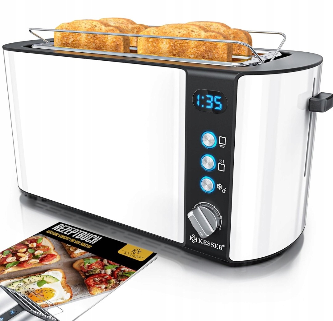 Toustovač Kesser K-TO-23 bílý 1250 W