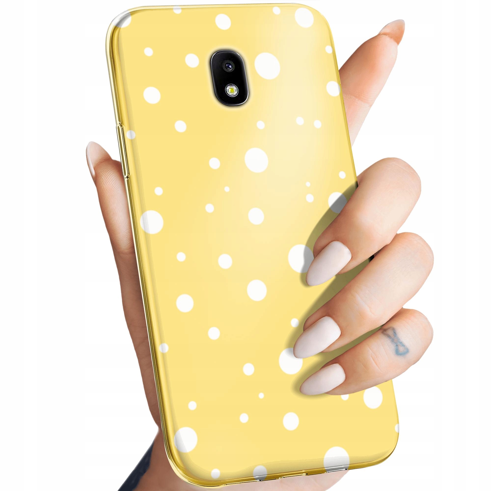 Etui Do Samsung Galaxy J3 2017 Kropki Grochy Bokeh Dots Obudowa Case