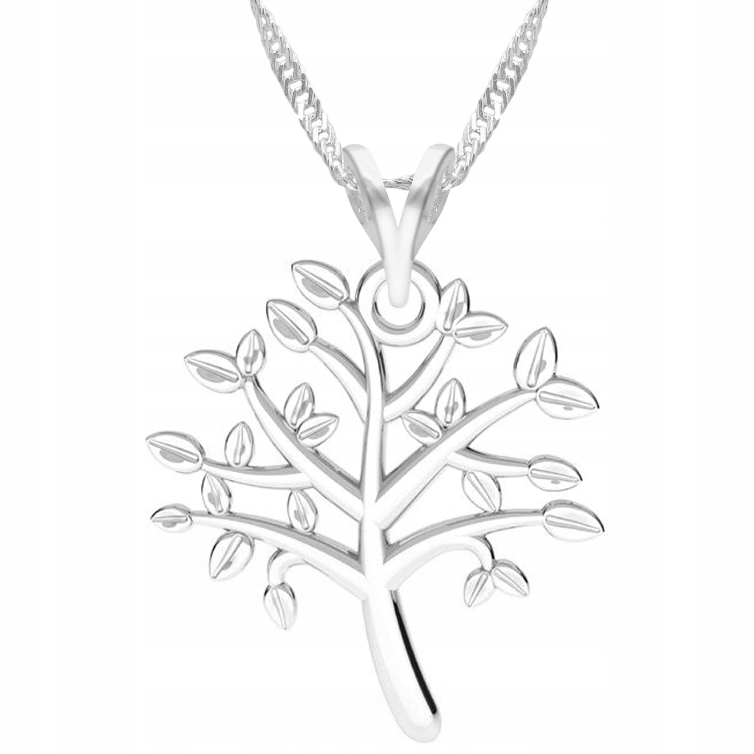 Stříbrný náhrdelník Strom života Strom štěstí strom s stromem Stříbro 925