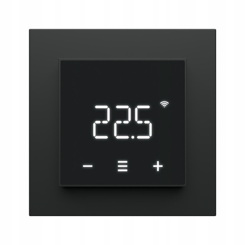 Termostat Z-Wave Heatit Z-TRM7 16A 3600W podłogowy czarny matowy
