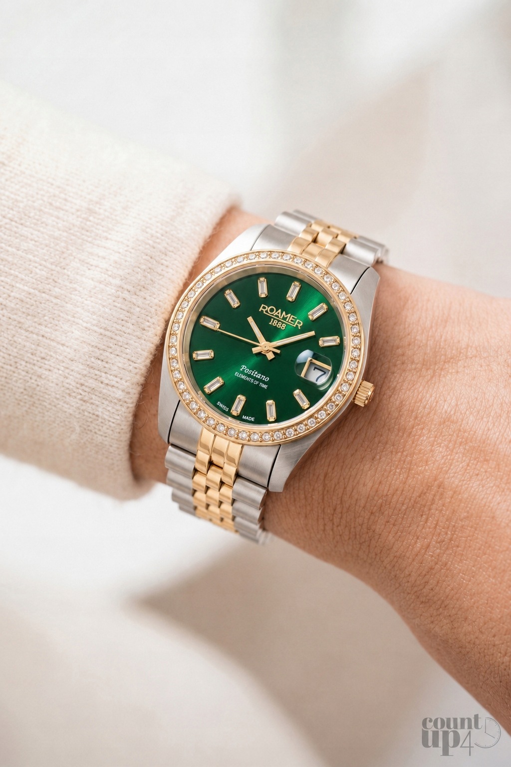 Dámské hodinky Roamer Positano Lady 853858-47-79-20 34 mm 10ATM