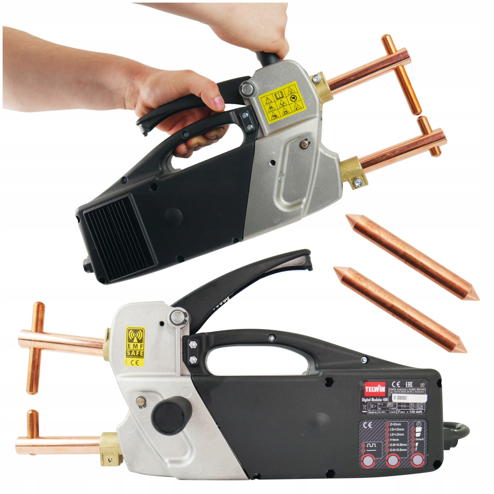 Klíšťová svářečka plechů Digital Modular 400 V 13 kW Bodová Telwin