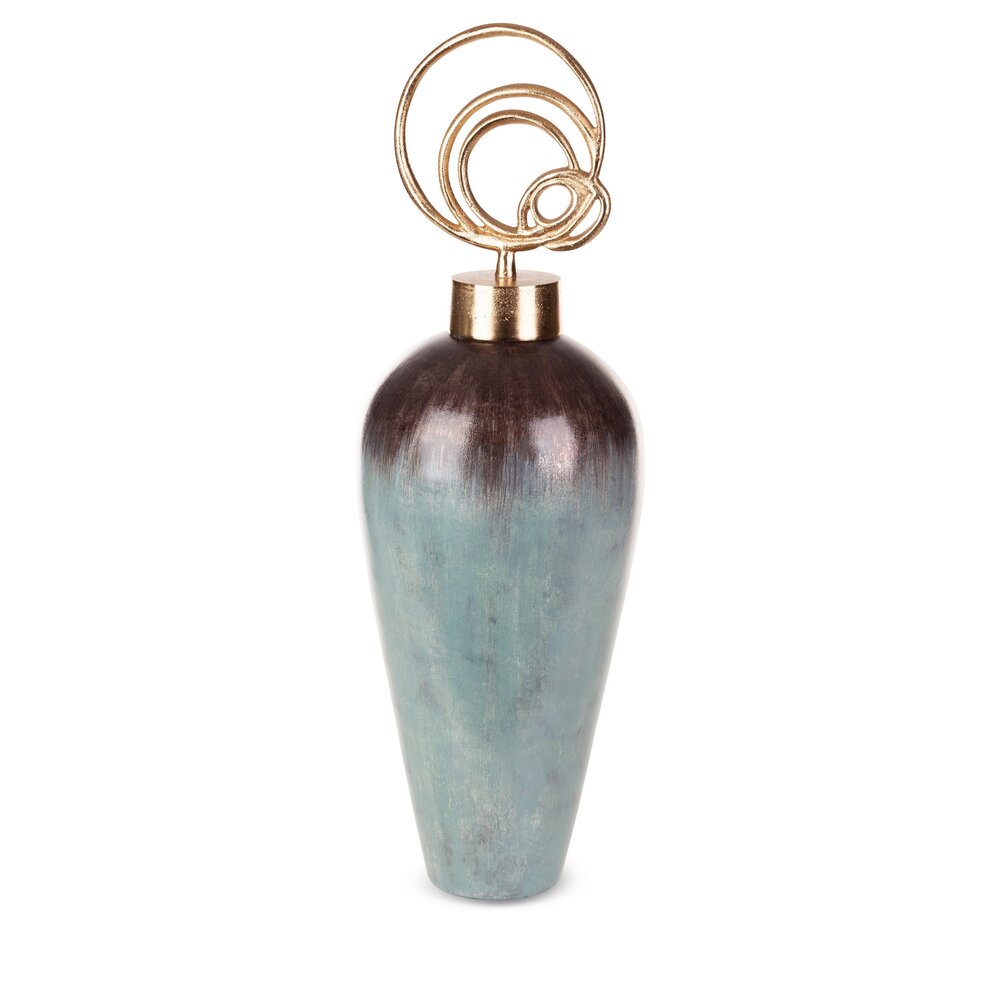 Dekoratívna figúrka Abril Eurofirany tyrkysová