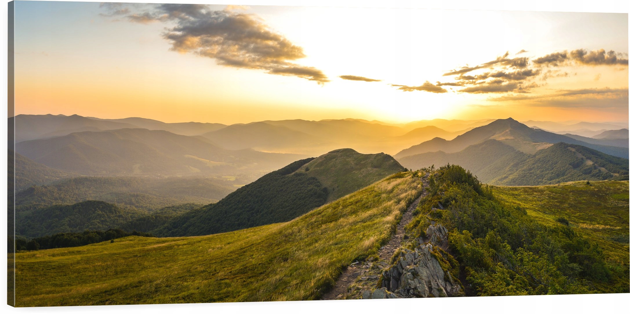 

Obraz panorama obraz bieszczady góry 90x30