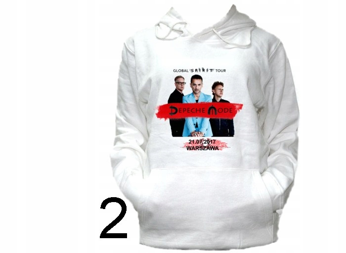 

Bluzy Kaptur Depeche Mode David Spirit Tour Wzory