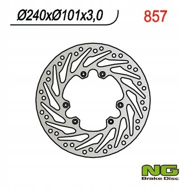 Ng Predný Brzdový Kotúč Honda Cr 125/250, Crf 250/450 02-14 (240X101X3) T