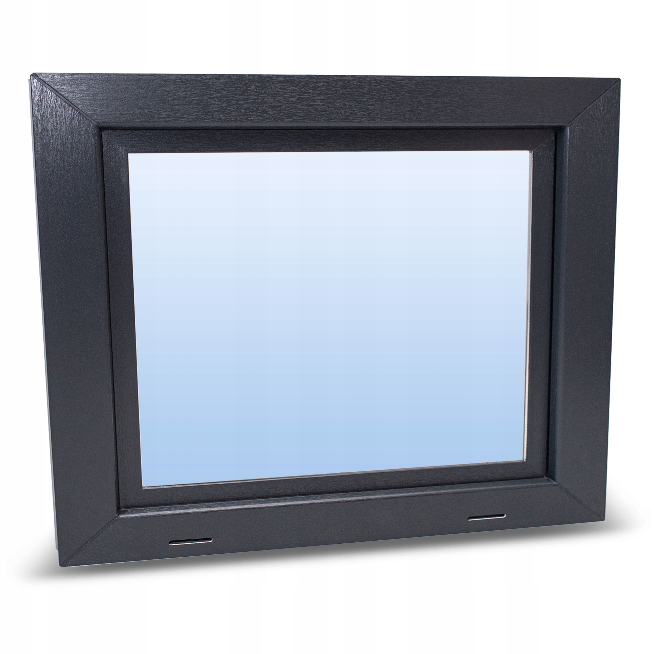 Okno Pcv 50x40 Gospodarcze Piwniczne Garażowe Eko Uchylne 500x400 Antracyt
