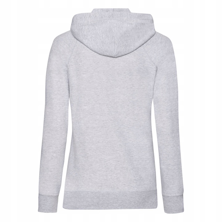 Fruit Of The Loom Bluza Damska Rozpinana z Kapturem SZARA rozmiar: S Rękaw długi rękaw