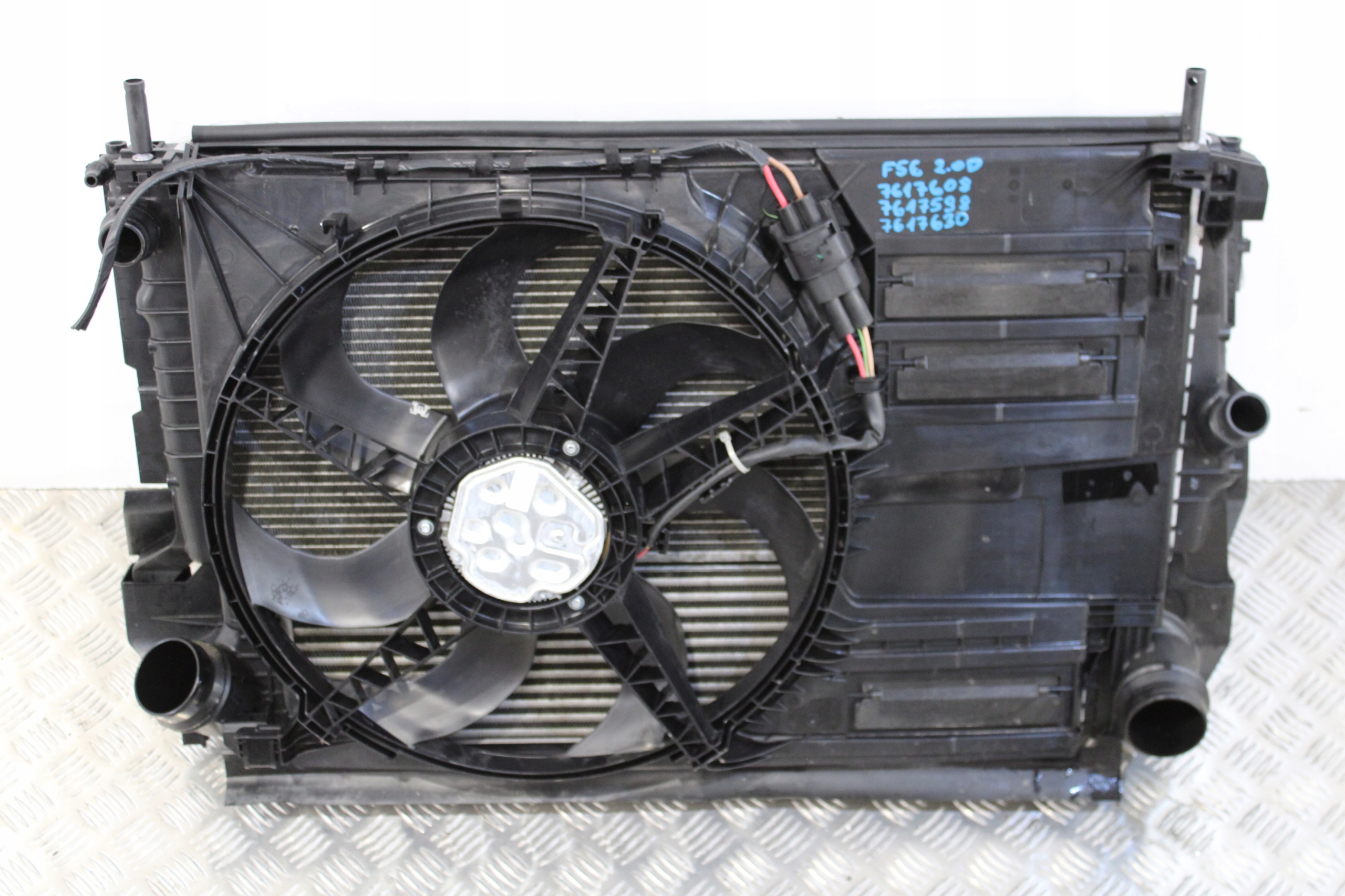 support panel for radiators front radiator pillar MINI COOPER F56 S 2,0D
