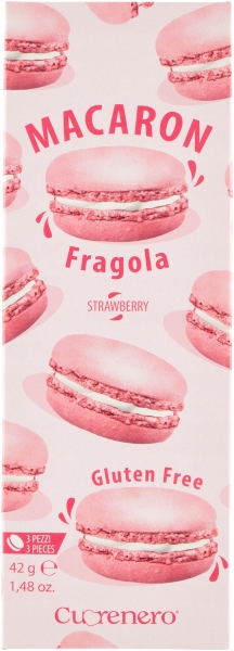Levně 5x Macaron Fragola 42gr opk Cuorenero